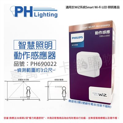 飛利浦 Smart Wi-Fi Accessory LED WiZ 紅外線感應器_PH690022